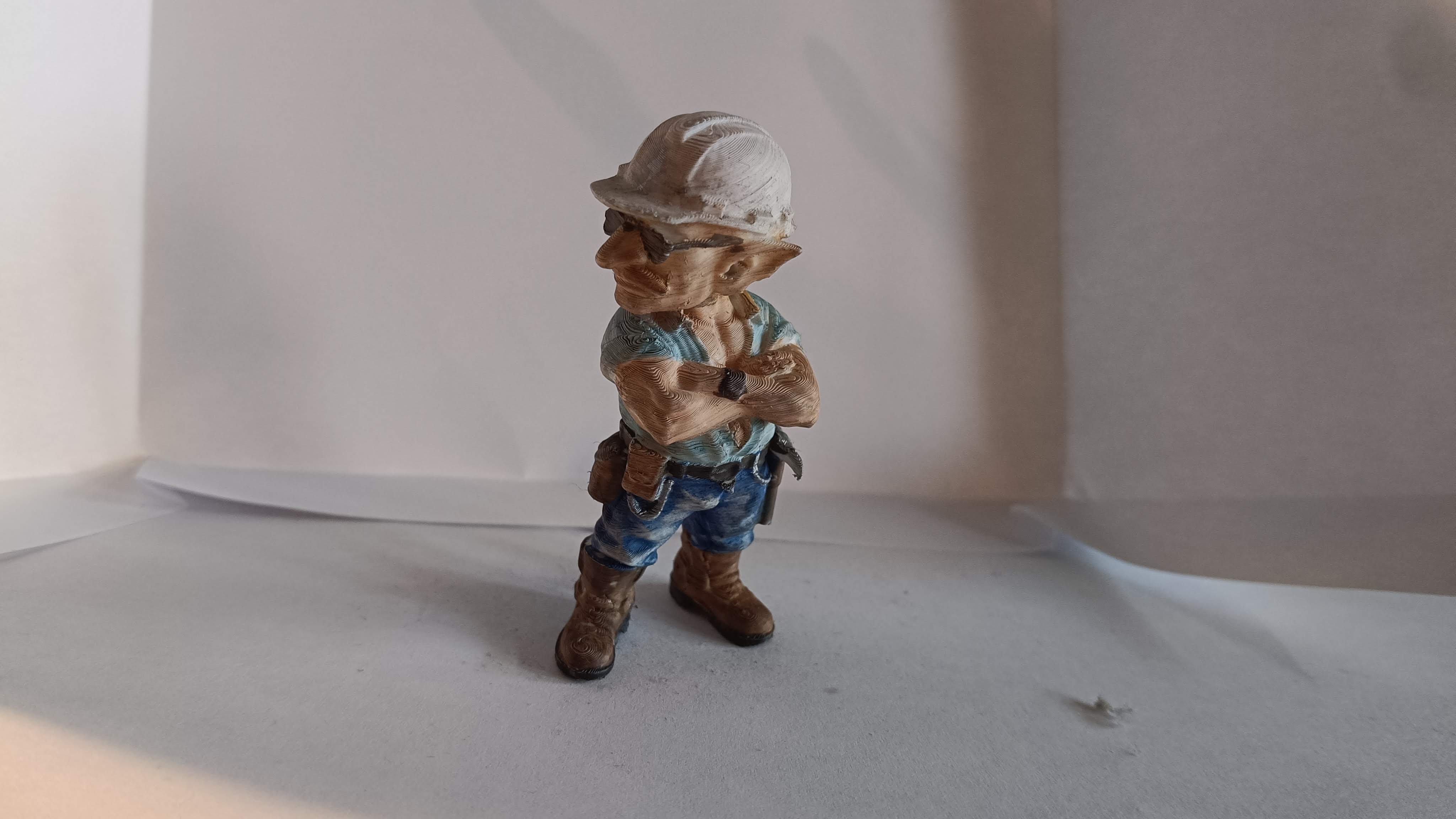 Construction worker goblin 3D model by Helpman