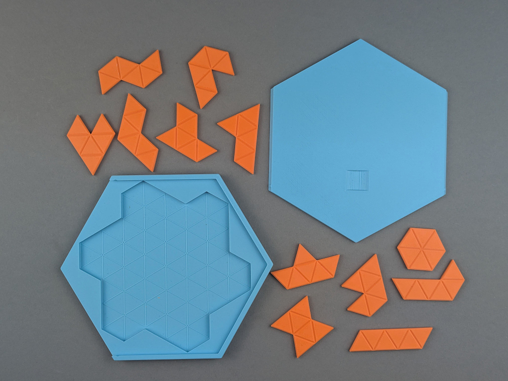 Miniatura 3 do modelo 3D Hexiamond  Puzzle