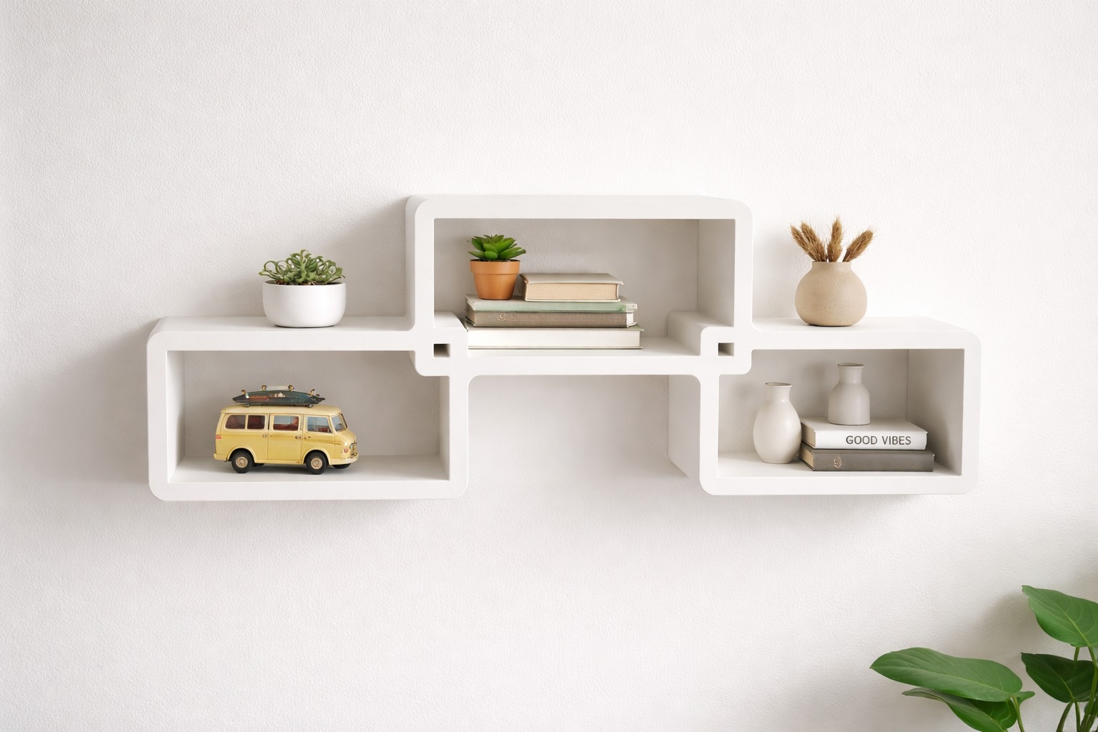 Modernes Modular-Regal – Wand & Tisch Regal (Minimal Design) 3D model