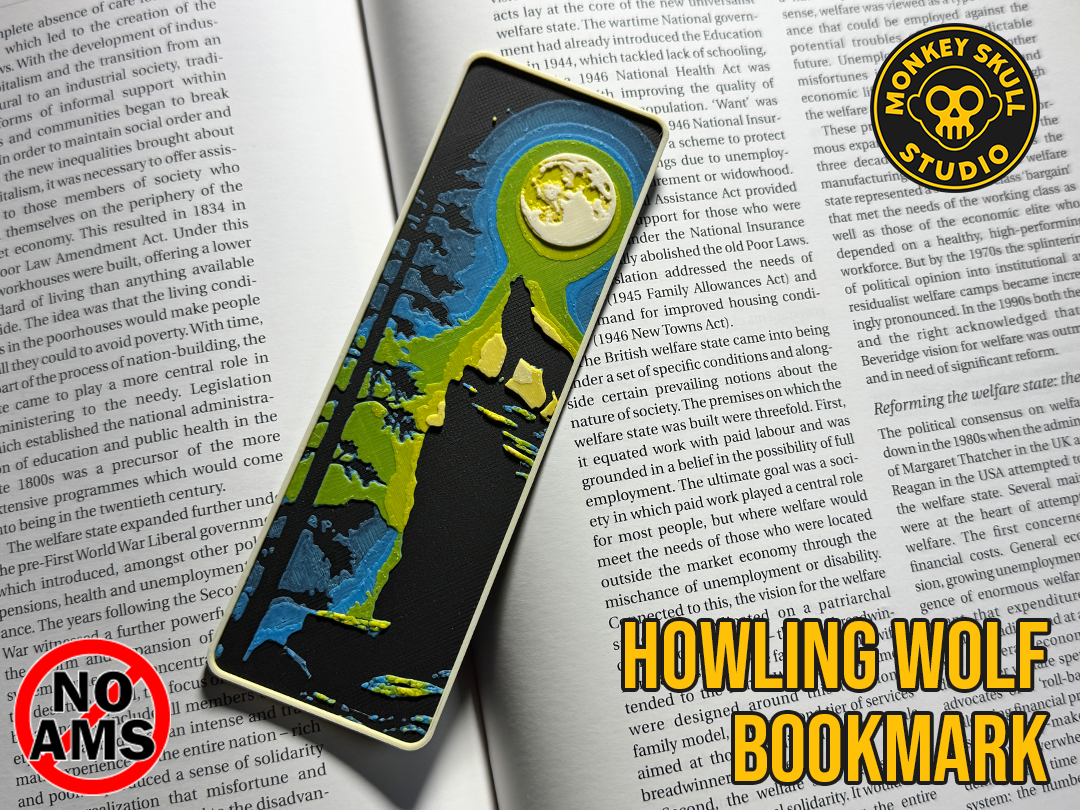 Howling Wolf Bookmark