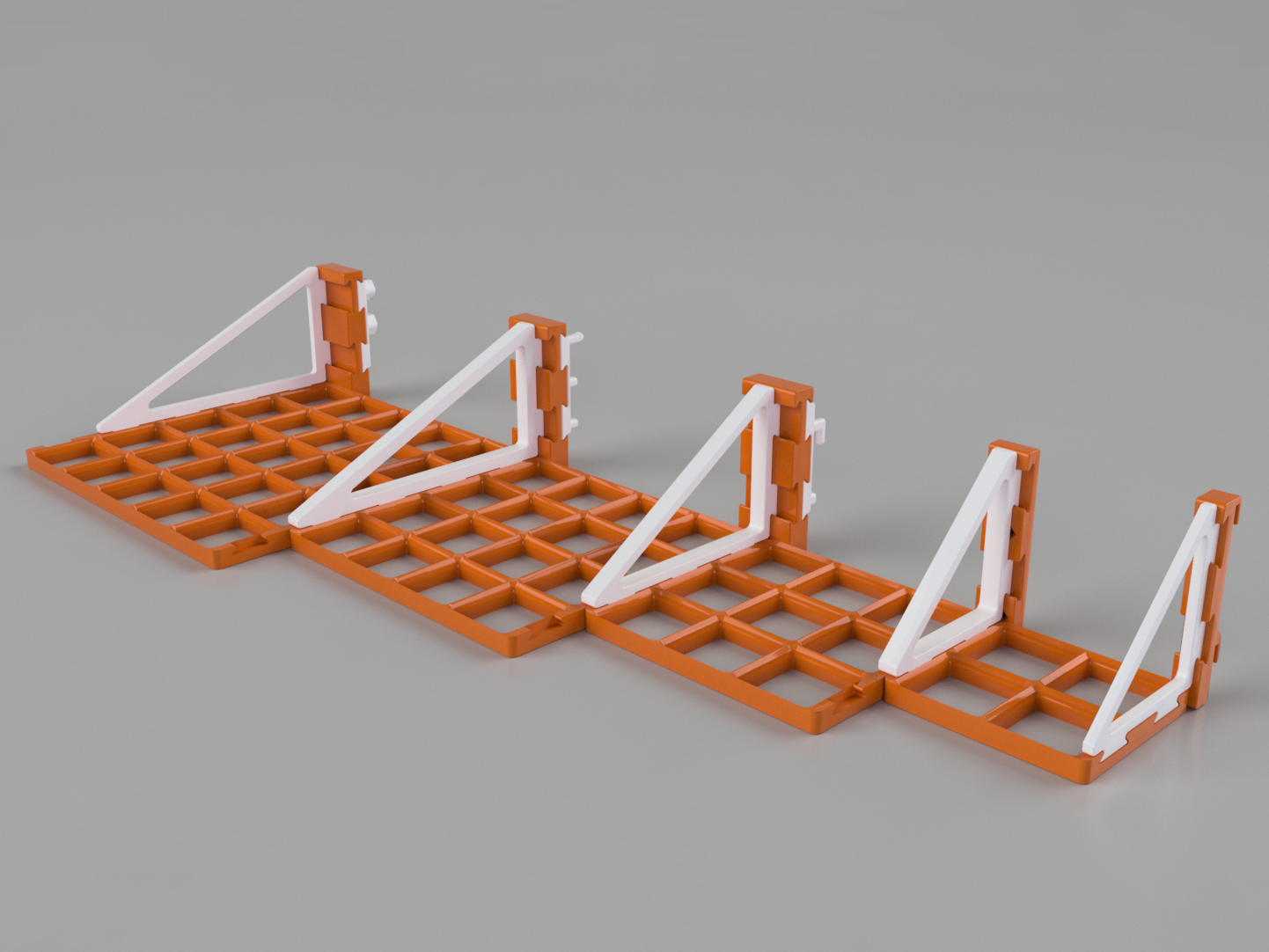 Wallfinity - A Universal Gridfinity Wall Mounting System for Skadis / Pegboard / HSW / Louver / Slatt / Screw / Tape