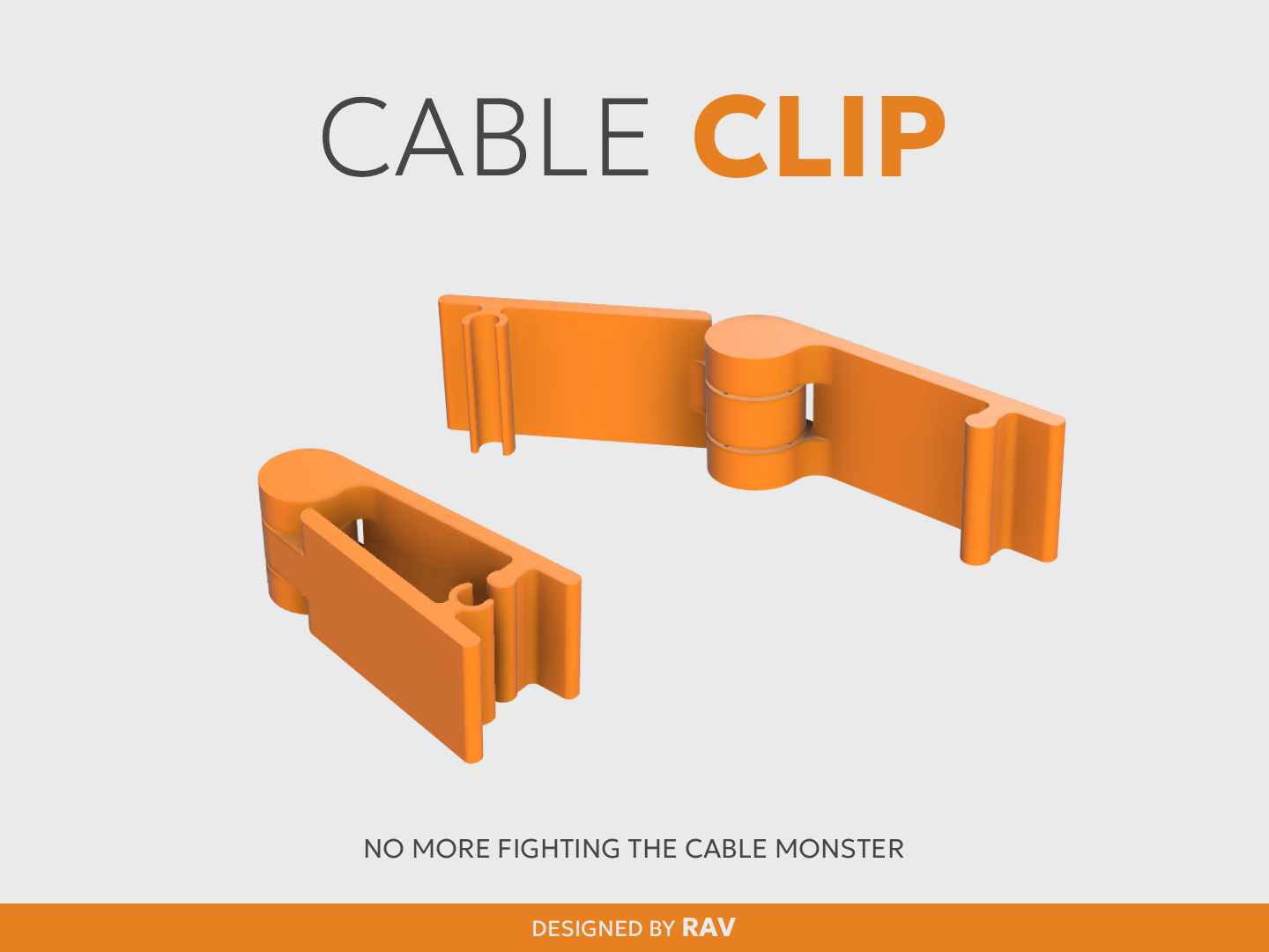 Cable Organizer | Cable Clip | Cable Holder