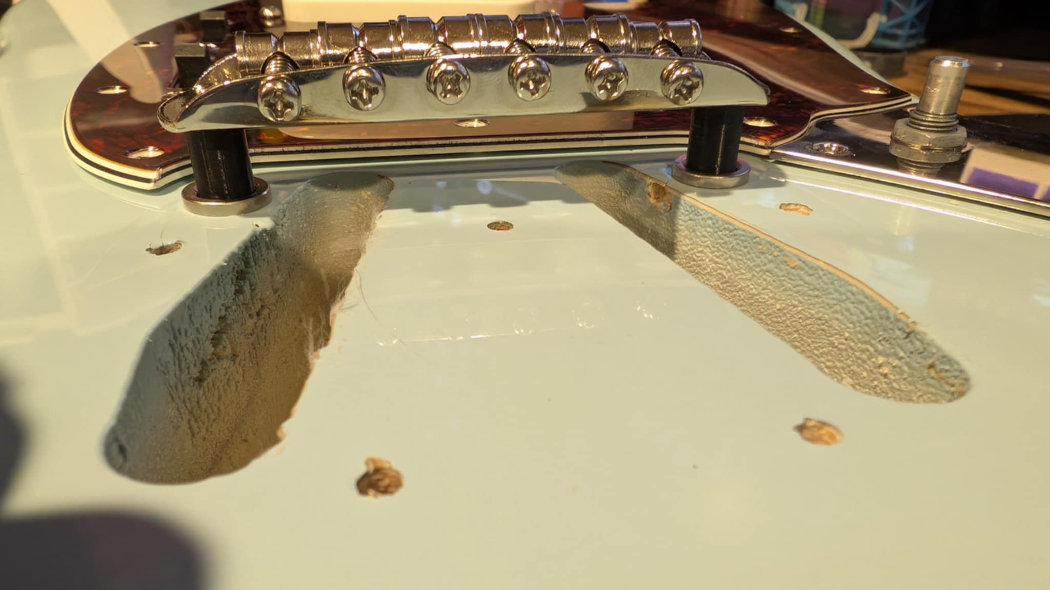 Fender / Squier Mustang Hardtail Tremolo Bridge Bushings