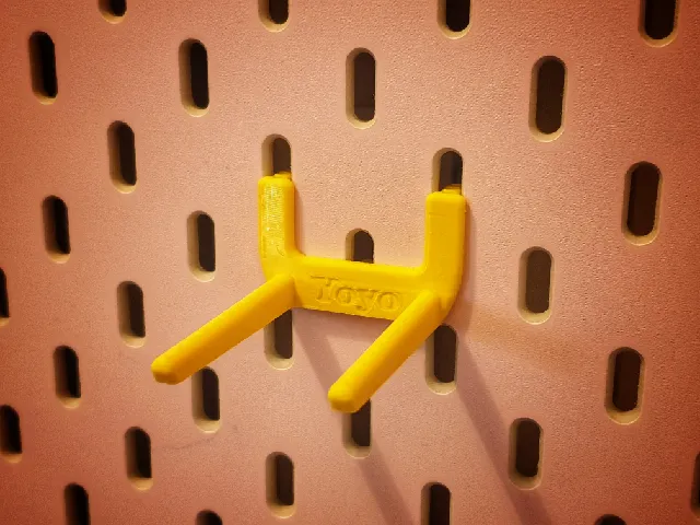 Yoyo holder for Skadis (IKEA) 7g