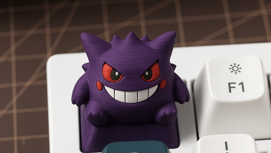 Gengar Pokemon Keyboard Keycap MX