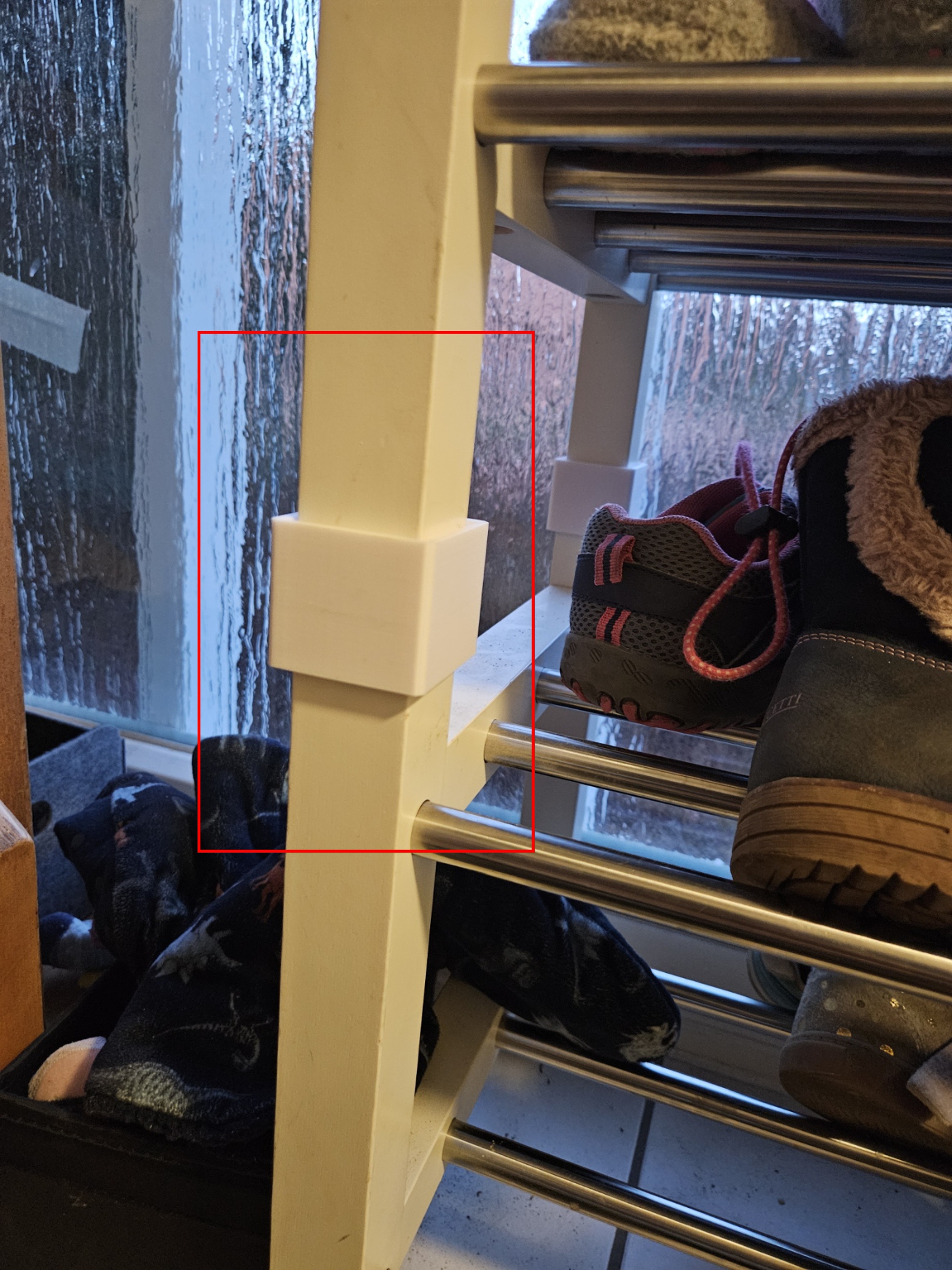Vertical Stacking Connector for IKEA Shoe Racks (TJUSIG 301.526.38 Schuhaufbewahrung)