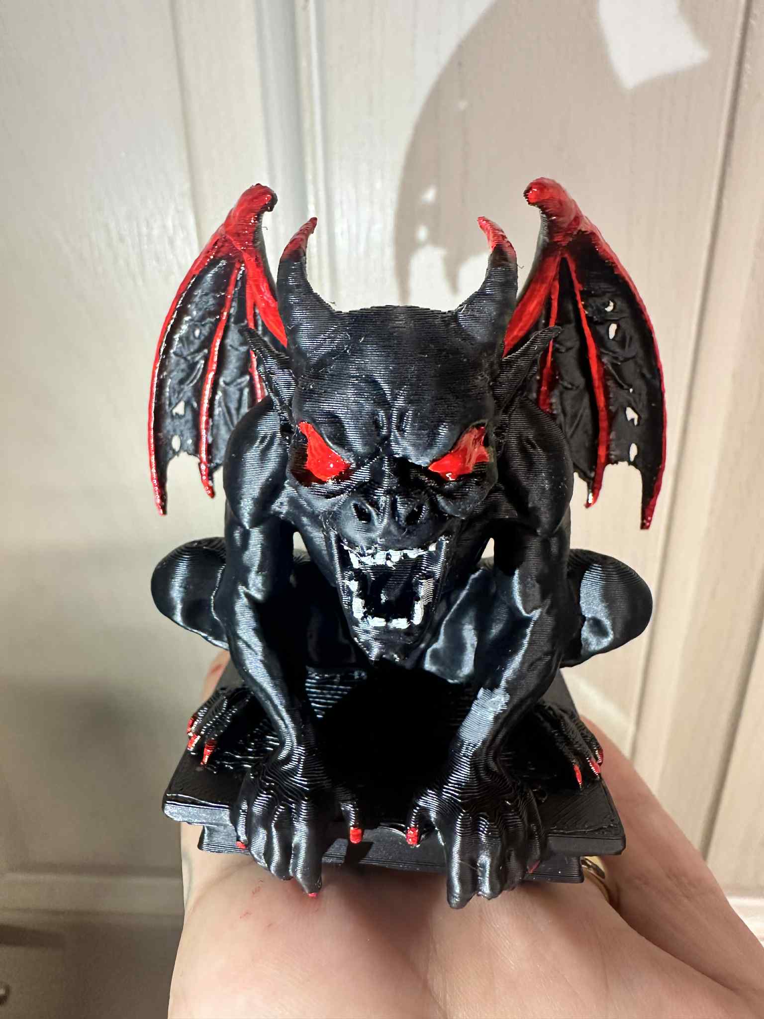 Ferocious Winged Gargoyle Sentinel Statue
