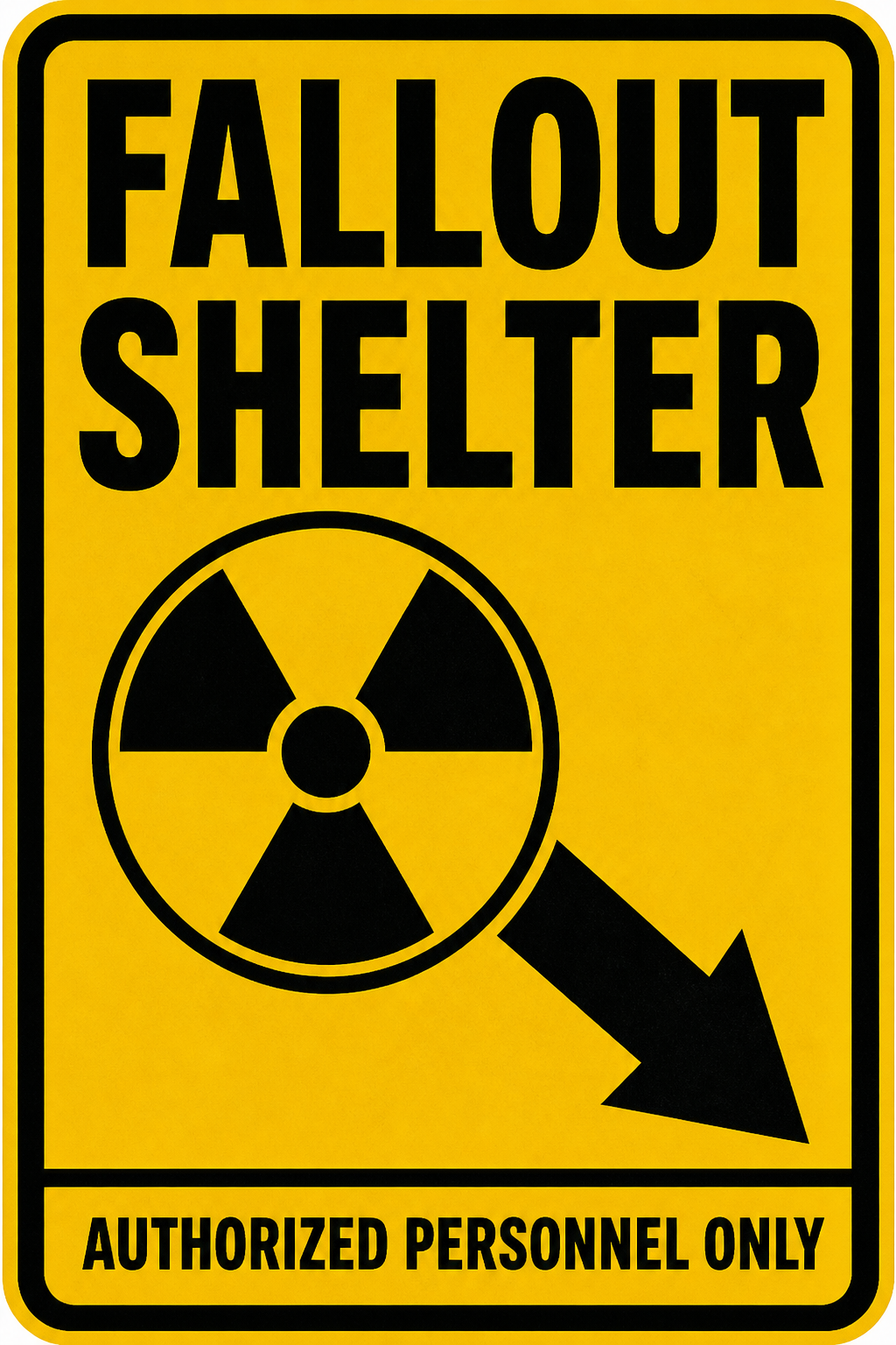 Fallout Shelter Sign