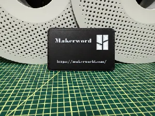 Makerword card (QR-code)