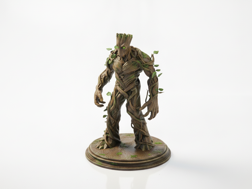 Swamp Thing Groot Figurine Marvel 3D Printable