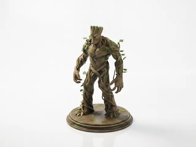 Swamp Thing Groot Figurine Marvel 3D Printable