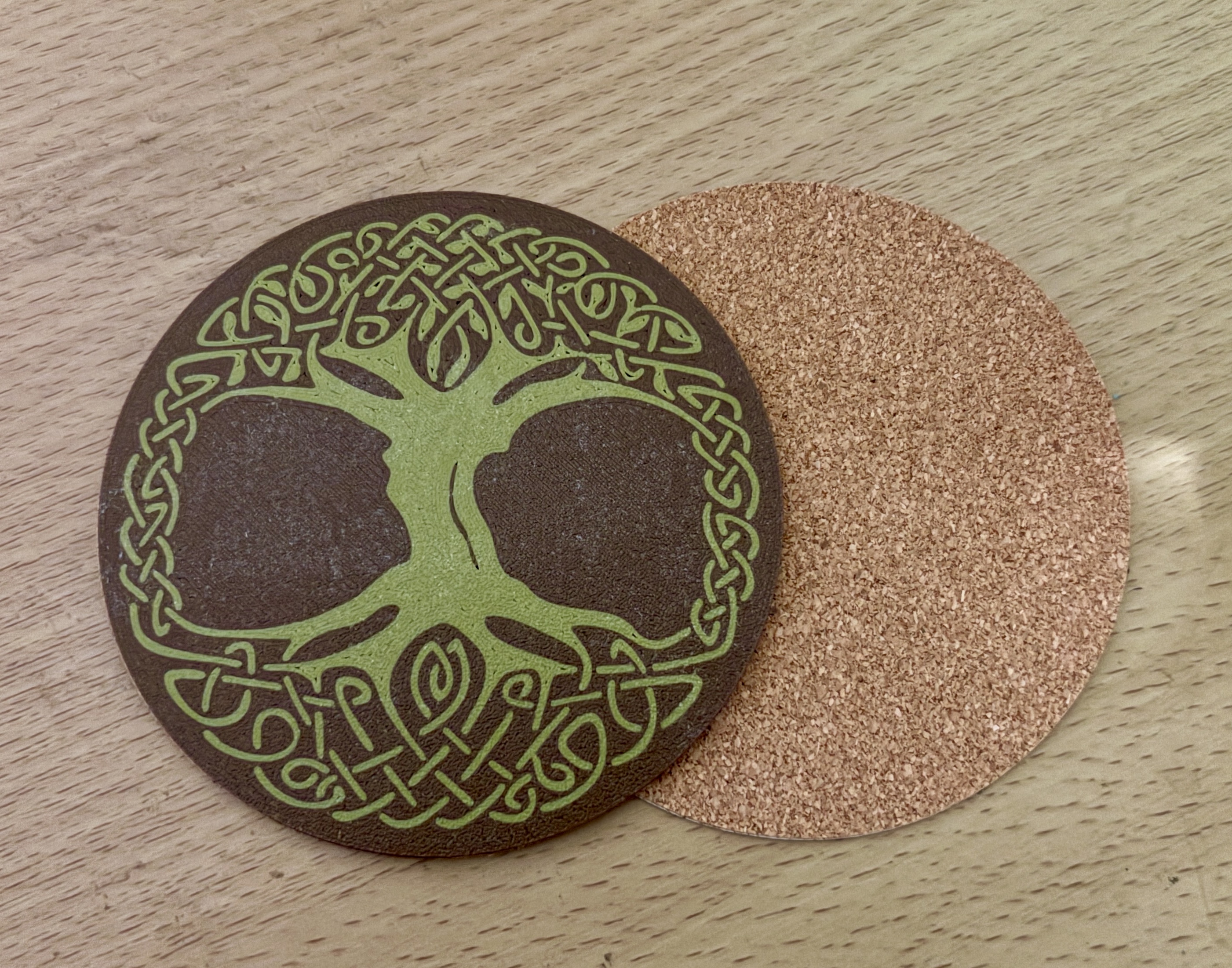 Irish Celtic Tree of Life Coaster