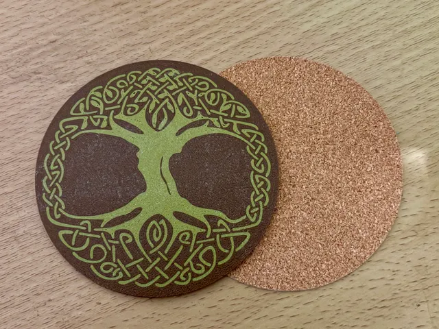 Irish Celtic Tree of Life Coaster