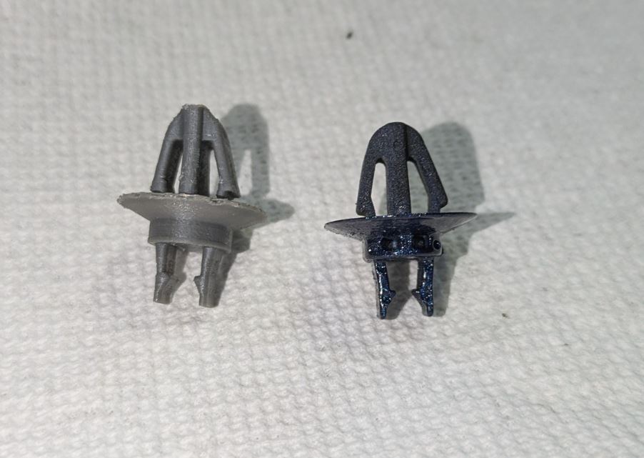 Mazda 323 BF cowl clip