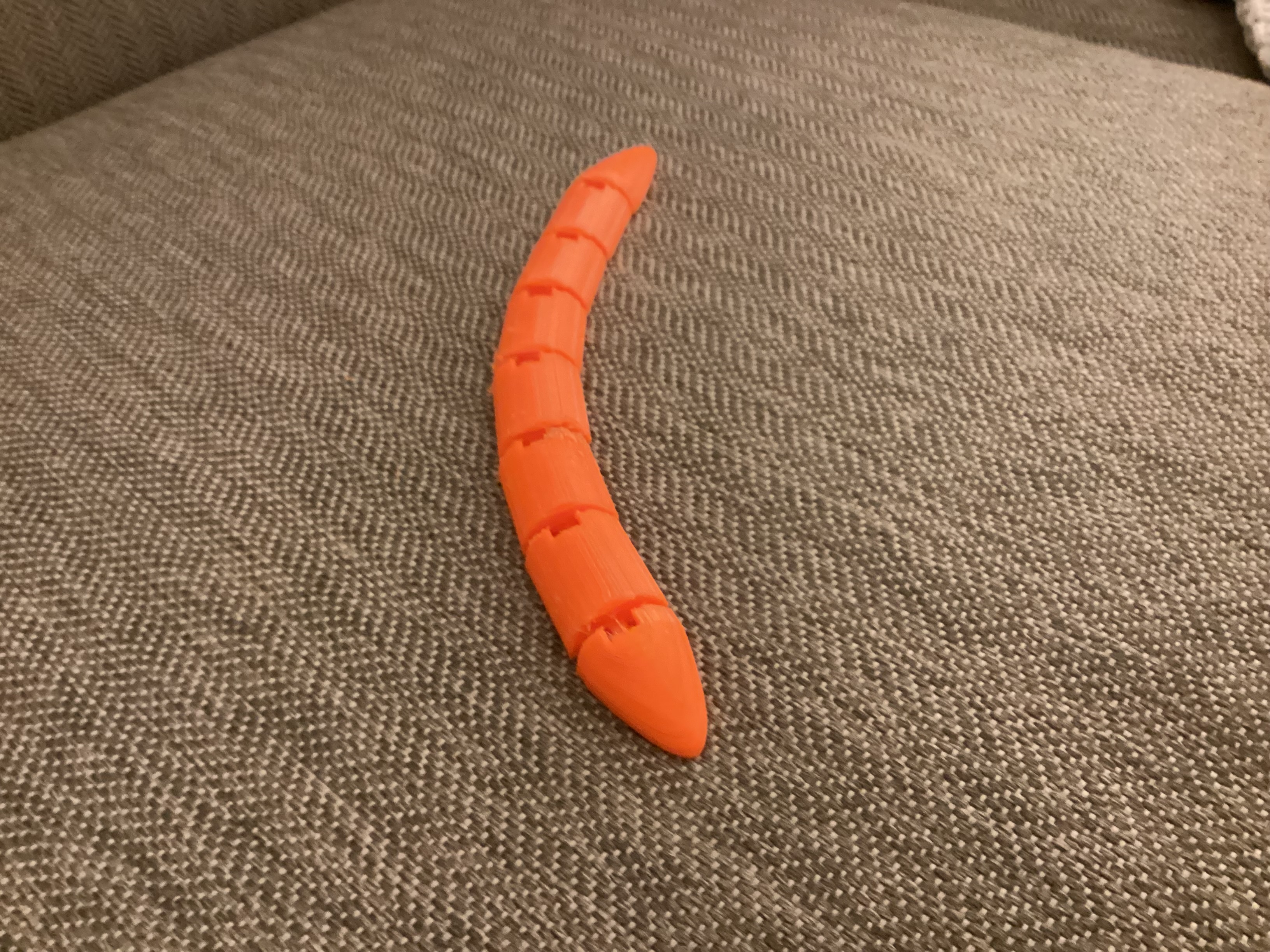 Miniatura 4 do modelo 3D Flexible Fidget Snake