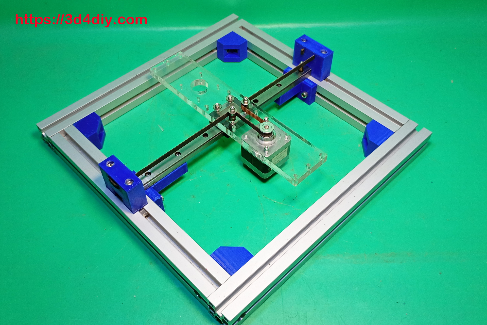 Avatar 3D Printer Cartesian DIY Y Slide GT2 Homemade