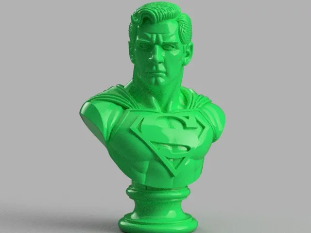 Superman Marble Bust