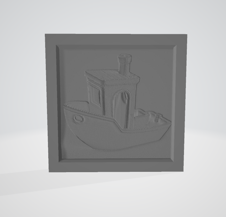 3DBenchy Flat Art - Artwork Framed