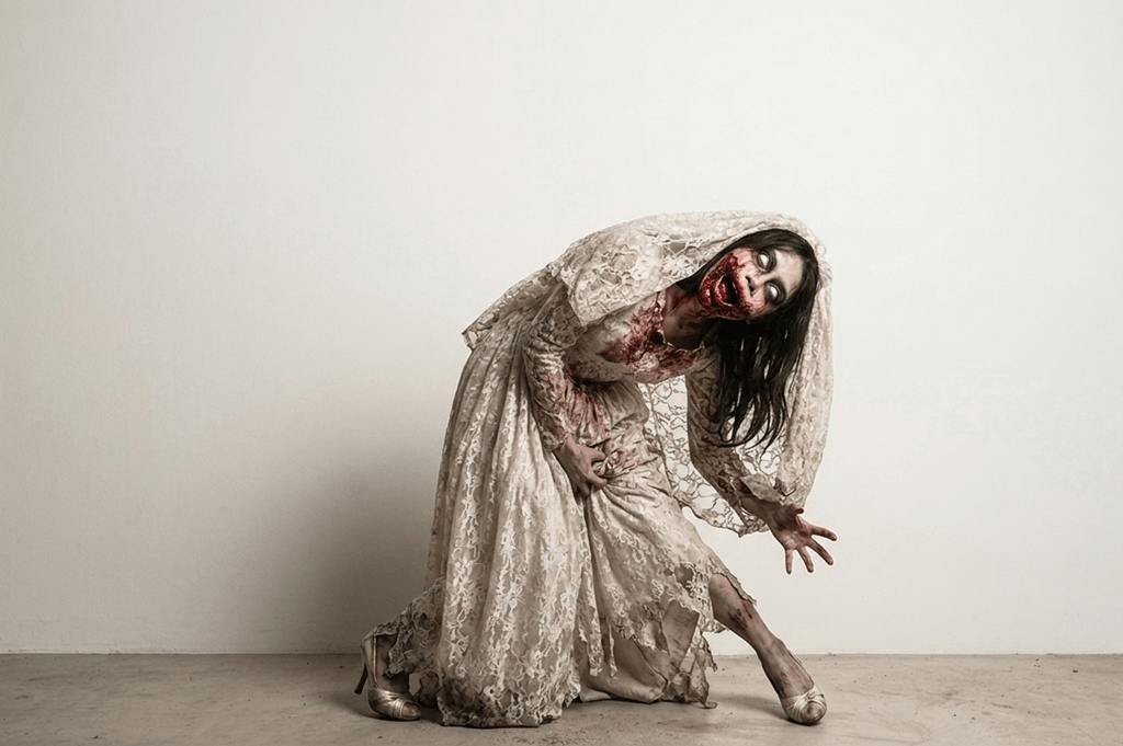 Horror Art - Zombie Bride