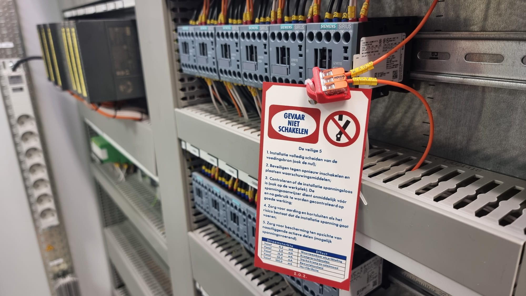 WAGO 221 Safety-Tag Addon