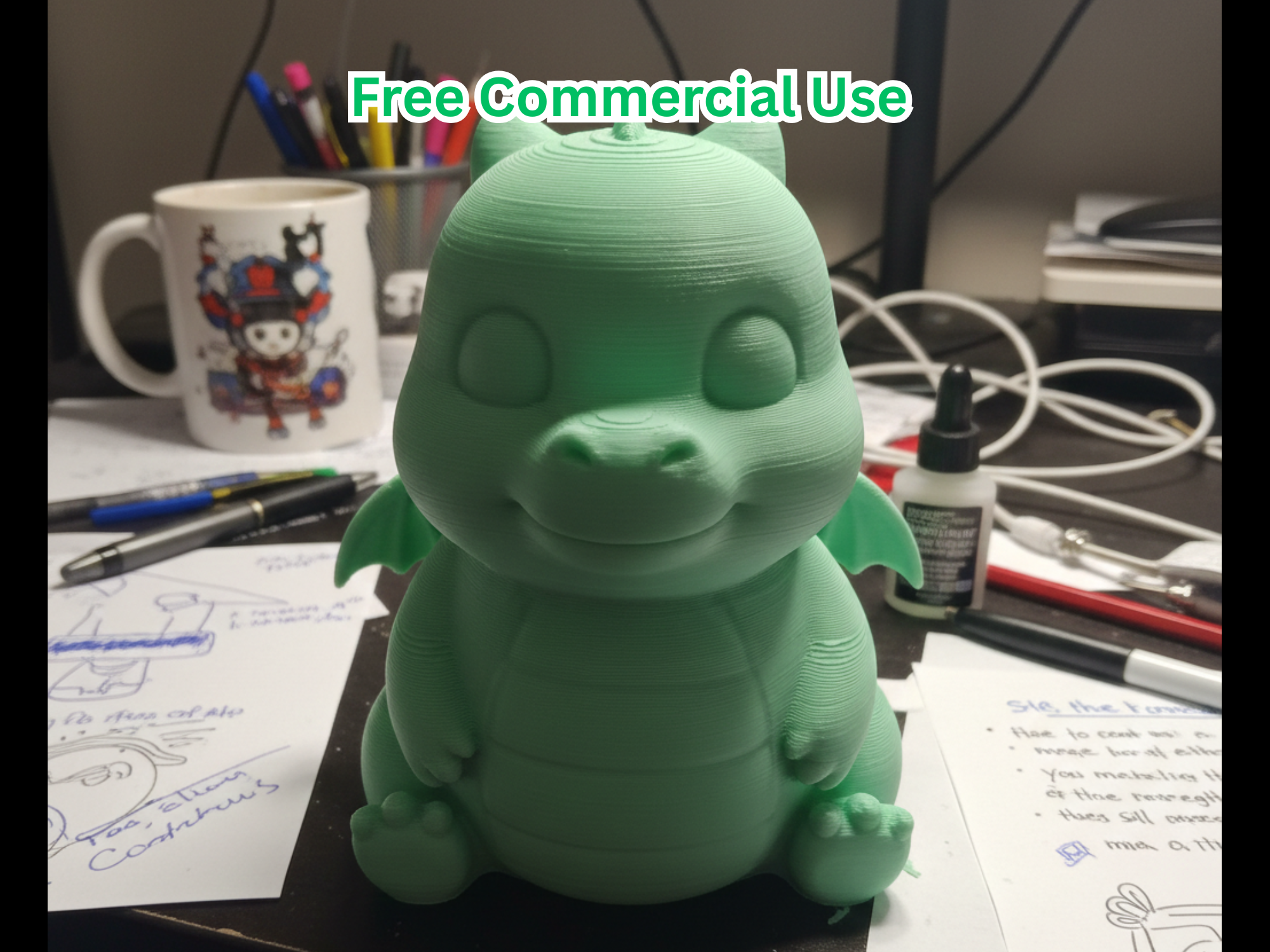 Chubby Baby Dragon Figurine