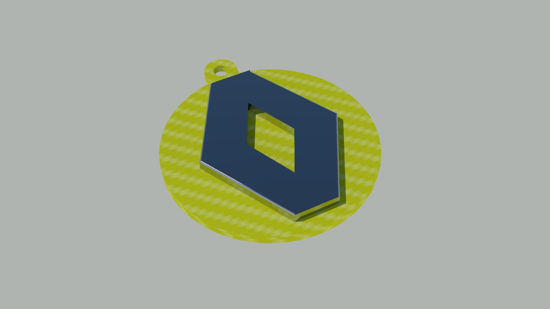Miniatura 2 do modelo 3D RENAULT KEYCHAIN