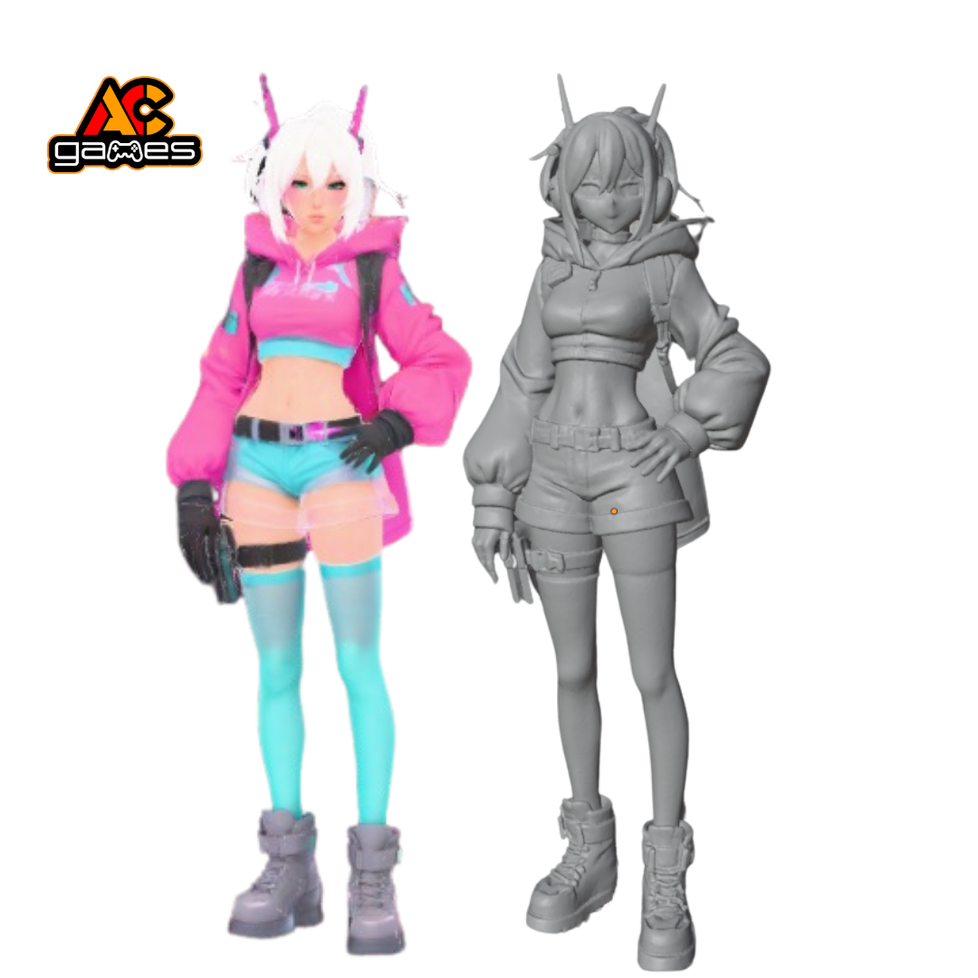 Neon girl aventure