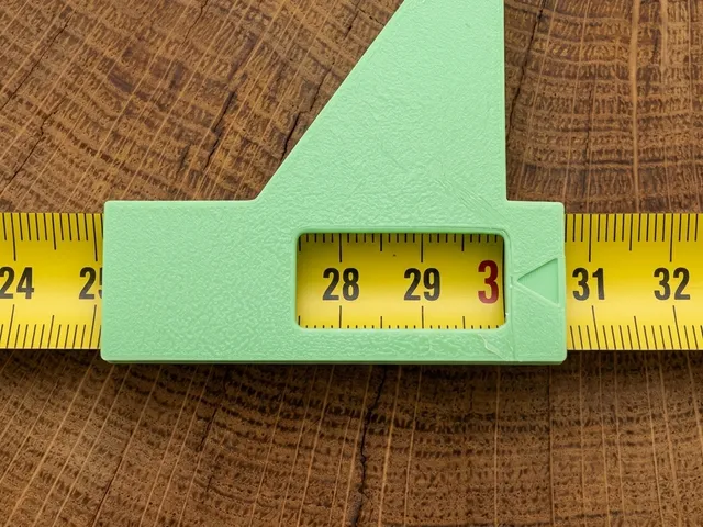 Tool for precise measurement of internal openings (tape measure 18/19 mm)