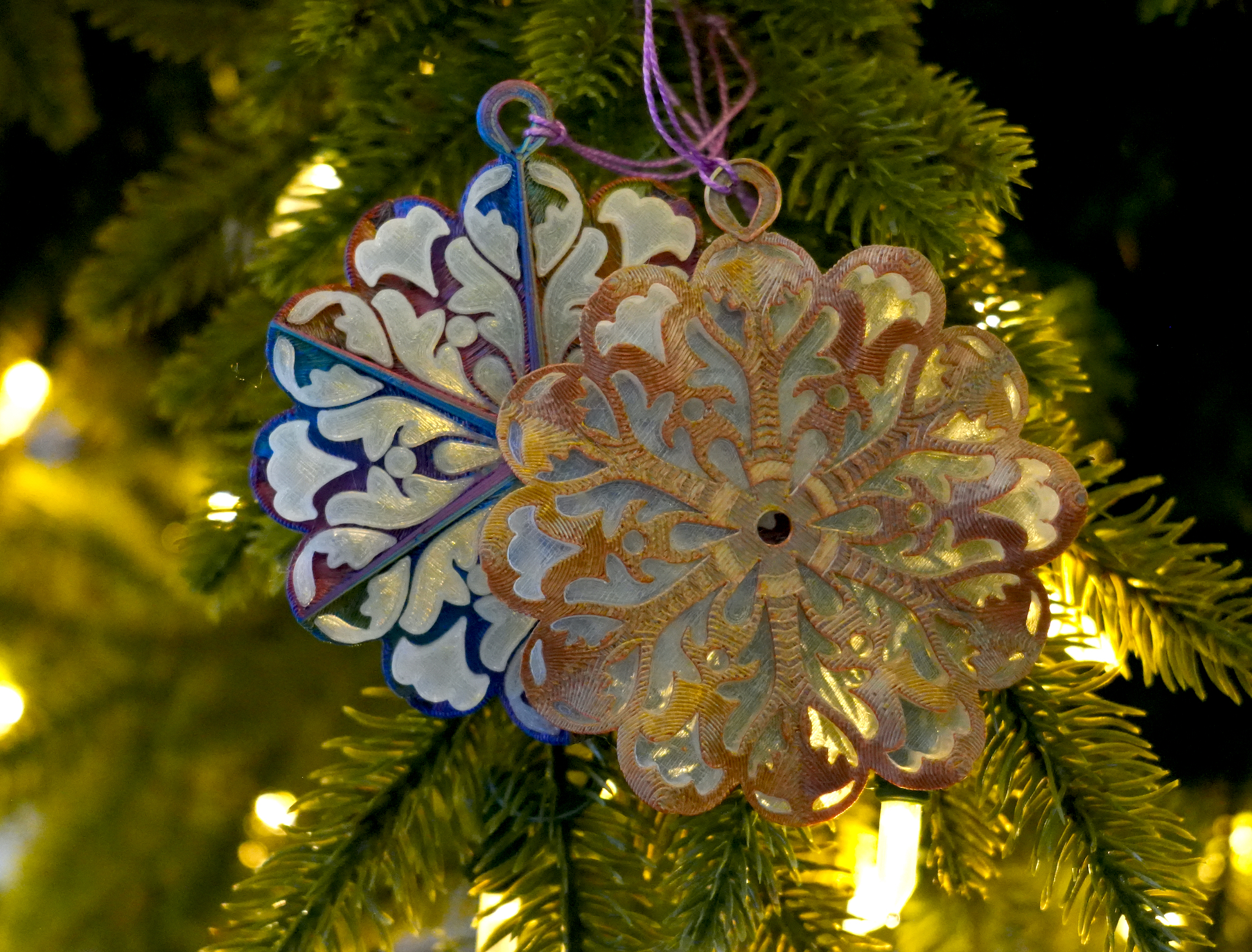 Lacy Holiday Ornament 3D model