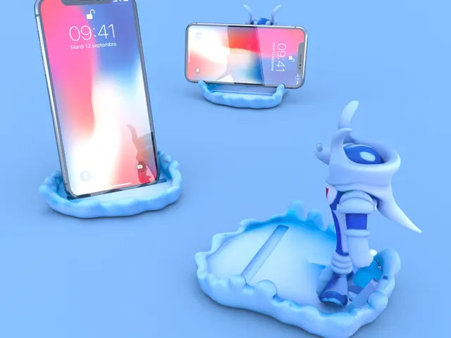 ℗964 Palafin Phone Stand 3D print