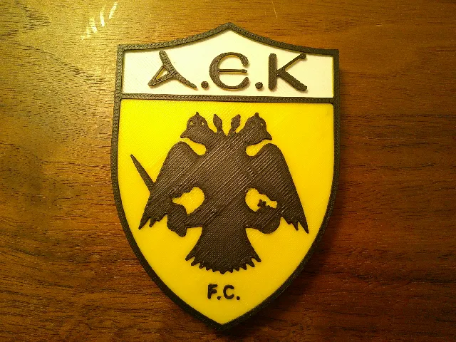 AEK Athens F.C. Logo Coaster or Plaque