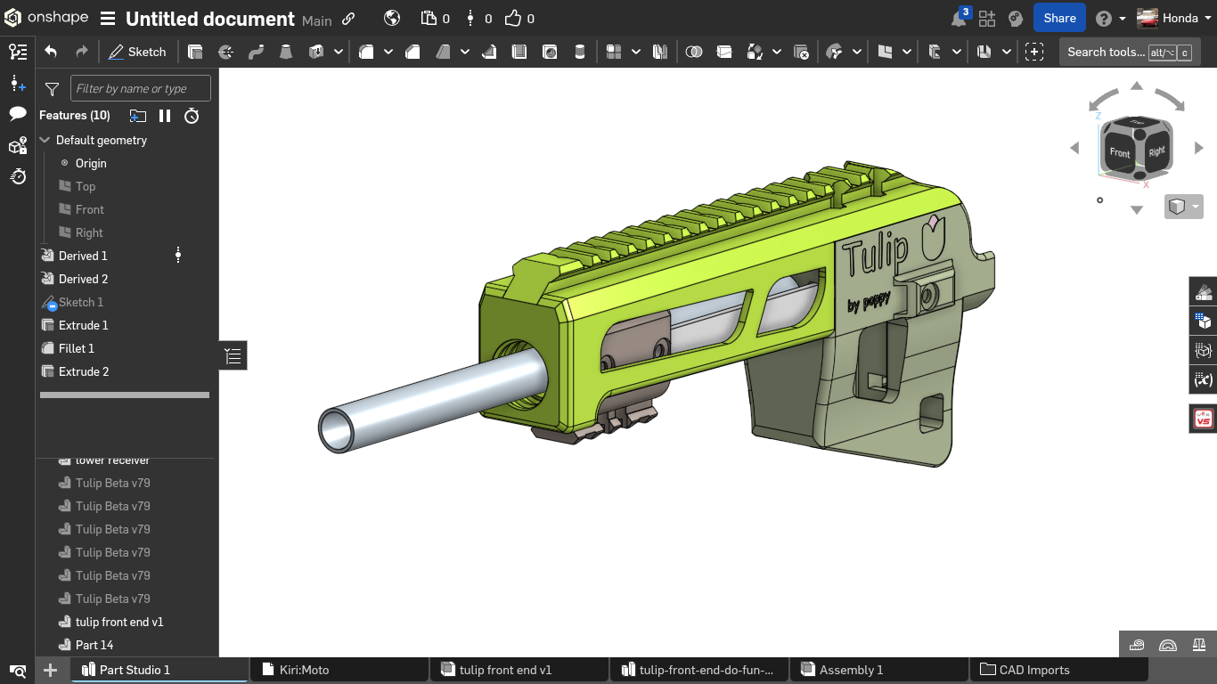 Tulip "Petals" blaster shroud.