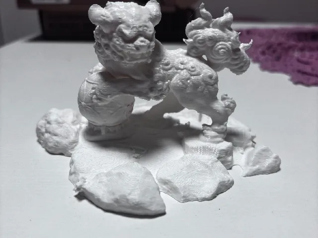 Japanese Lion Dog Statue