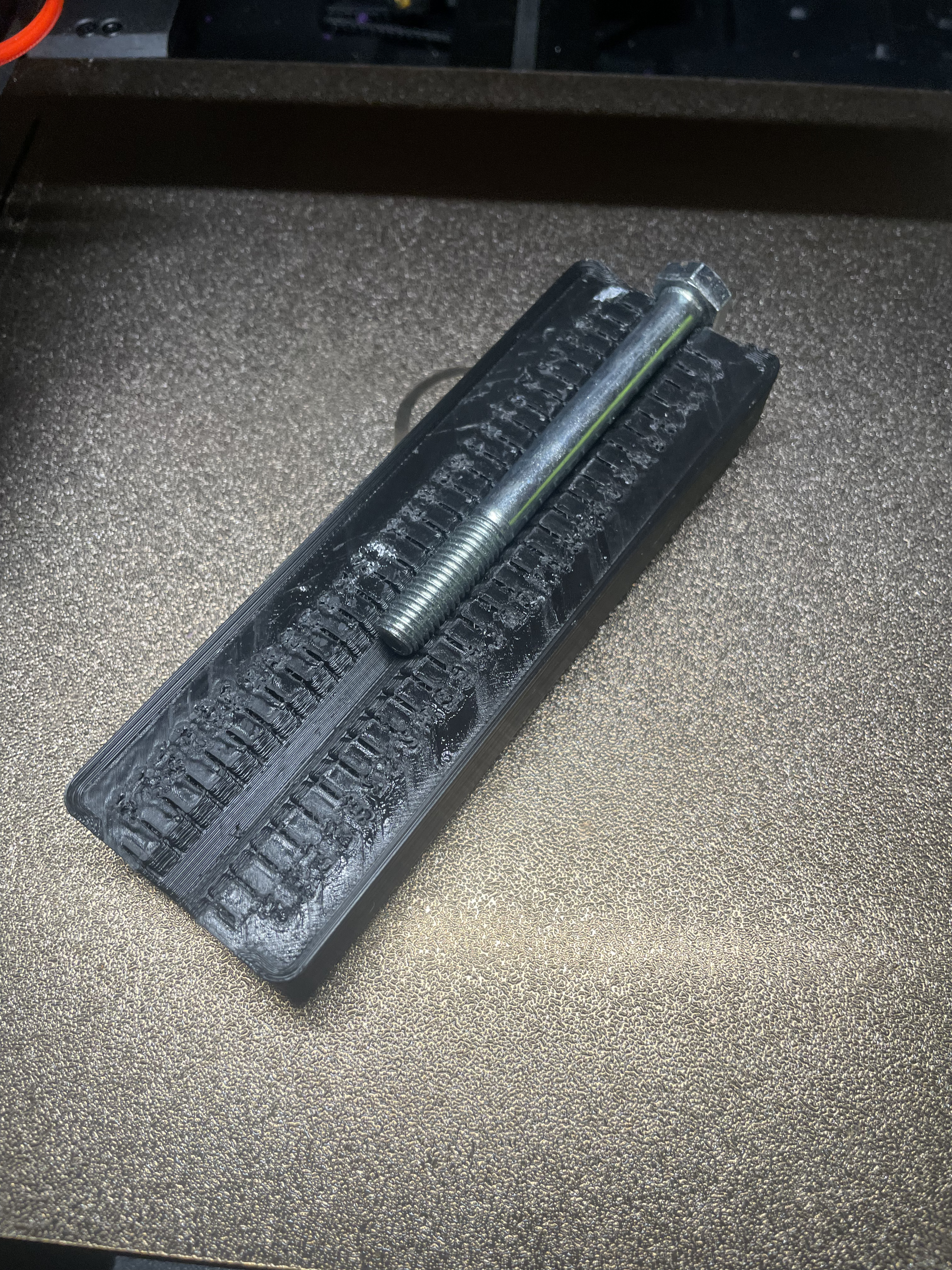 Gridfinity Screw Length Measuring Tool (V-Groove Ruler)
