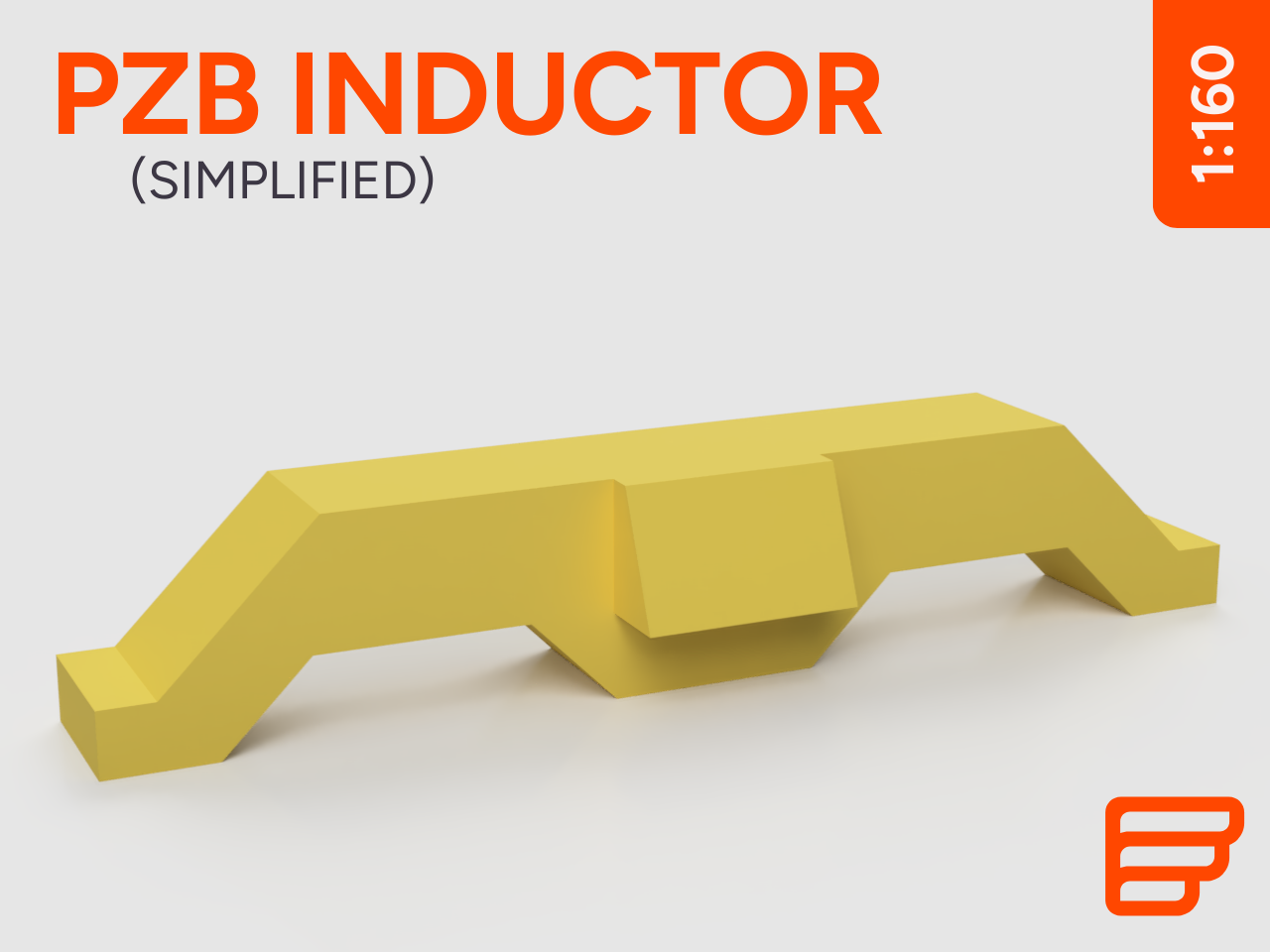 PZB Inductor | Indusi Train Signalling Magnet (N Scale)