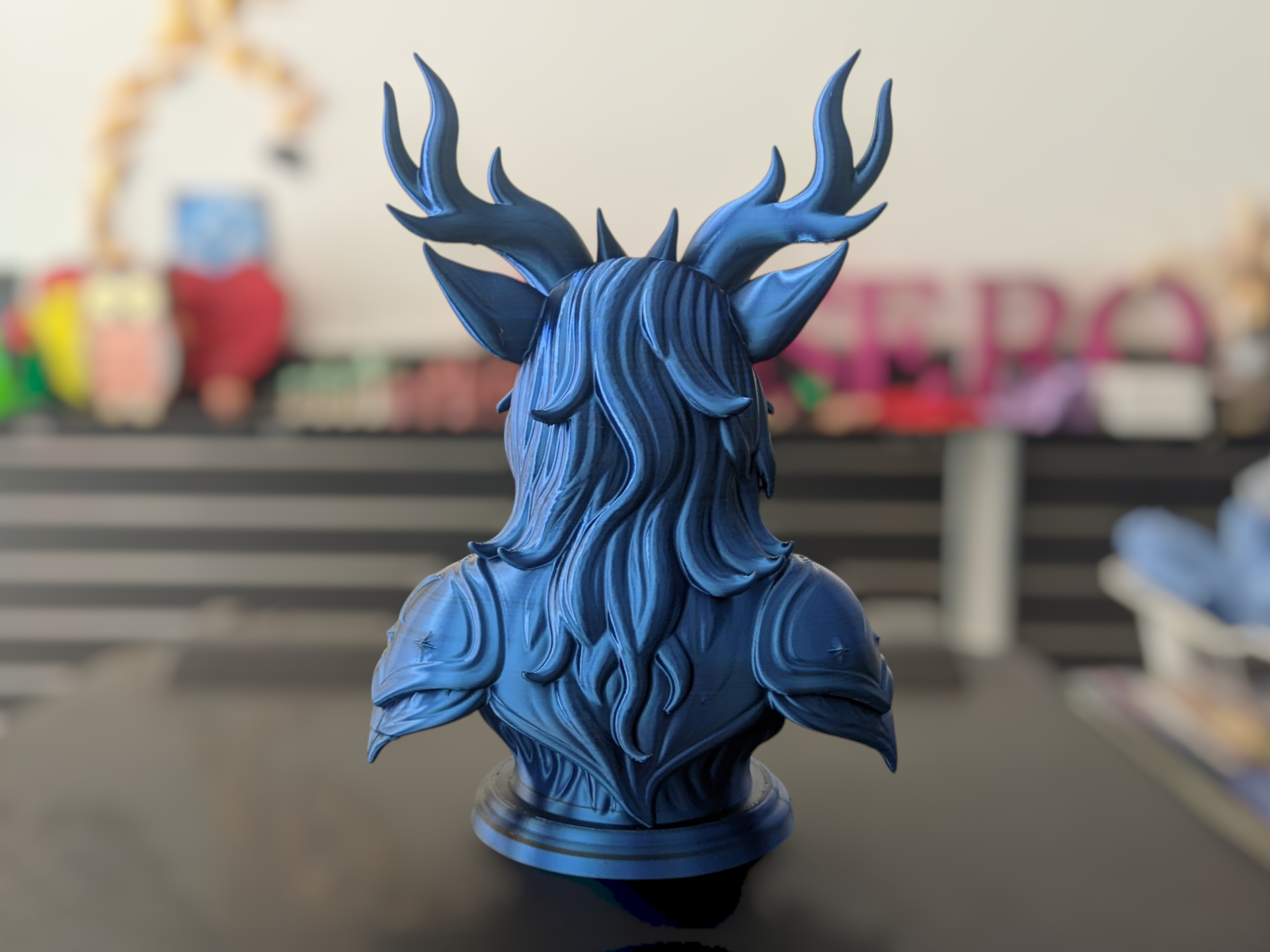 Miniatura 5 do modelo 3D Celestial Dragon Bust