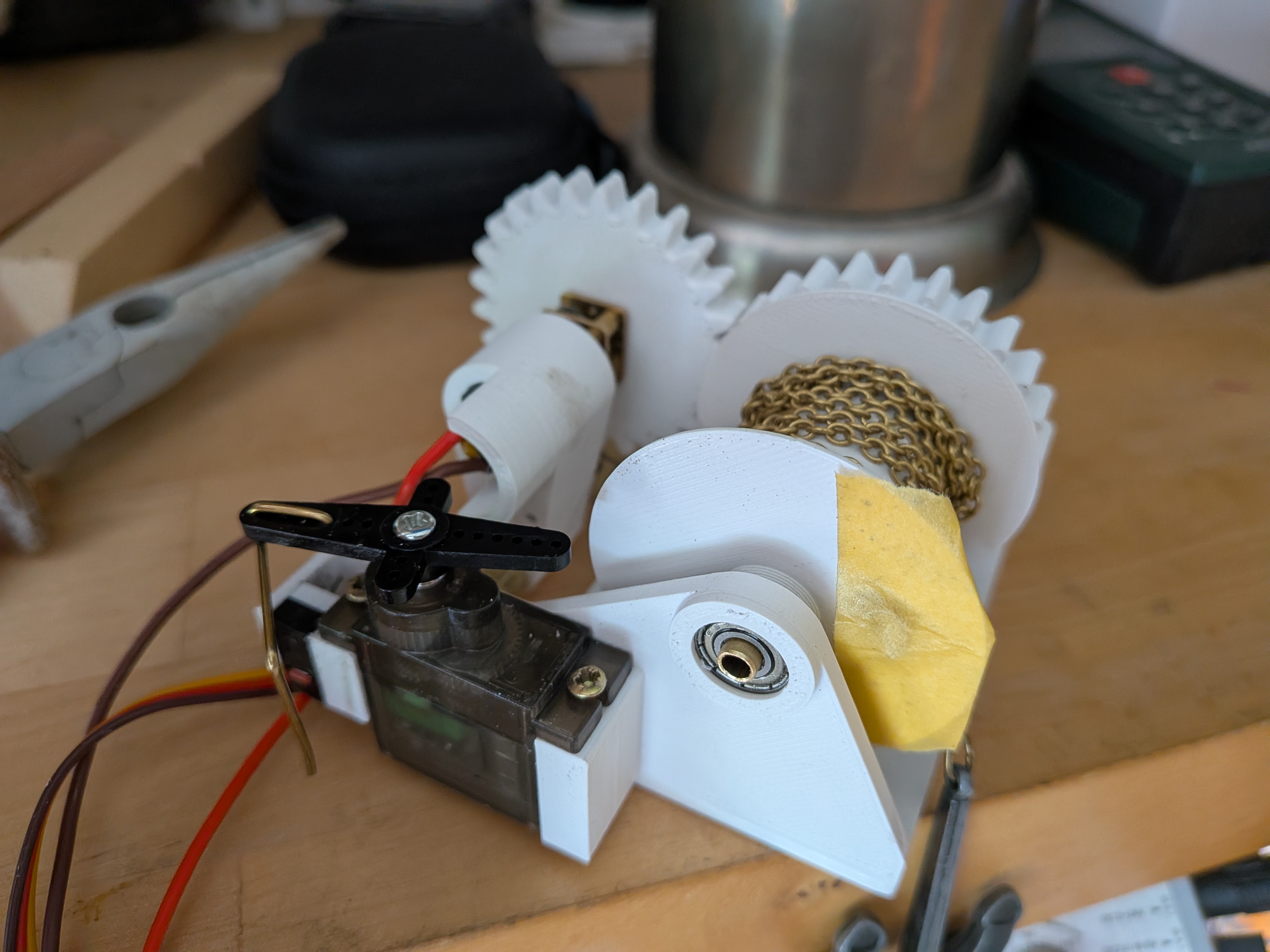 Free falling Winch RC Ship