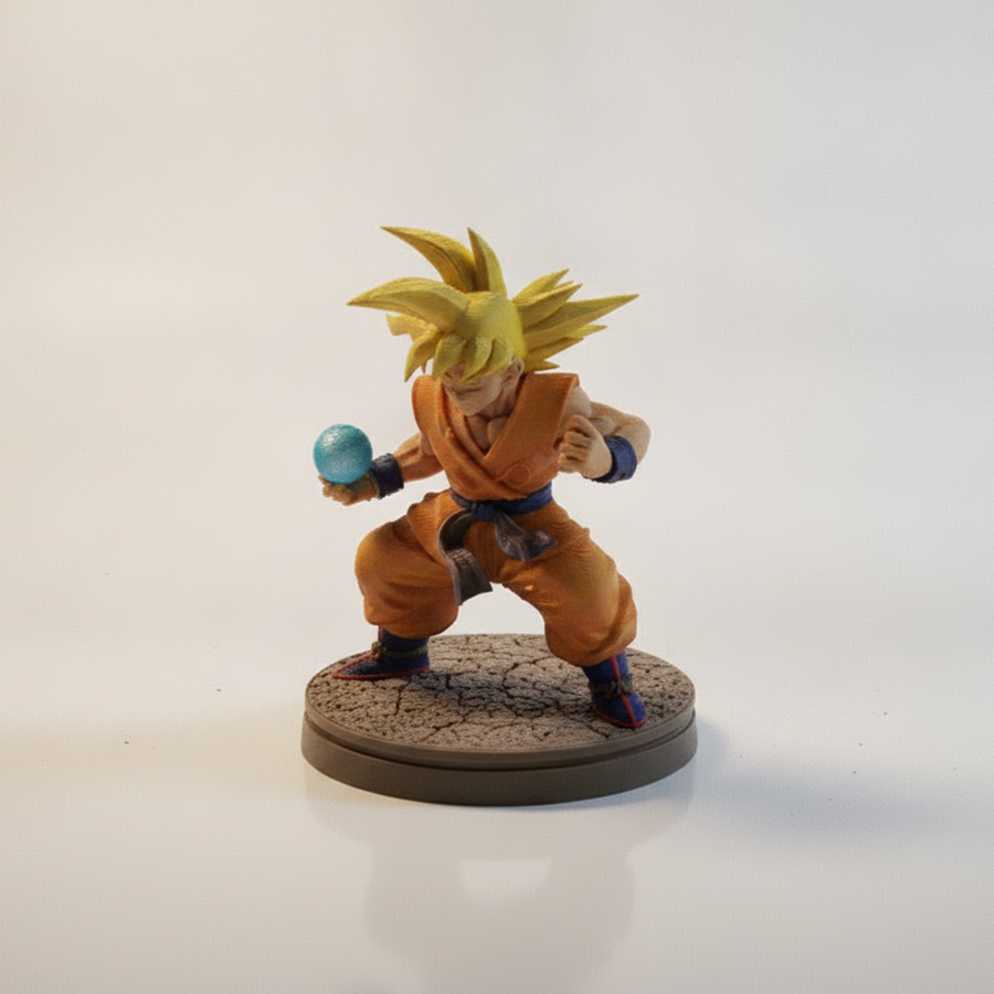 Chibi Sasuke With Sword Drawn Cool Pose Figurine 3D Printable