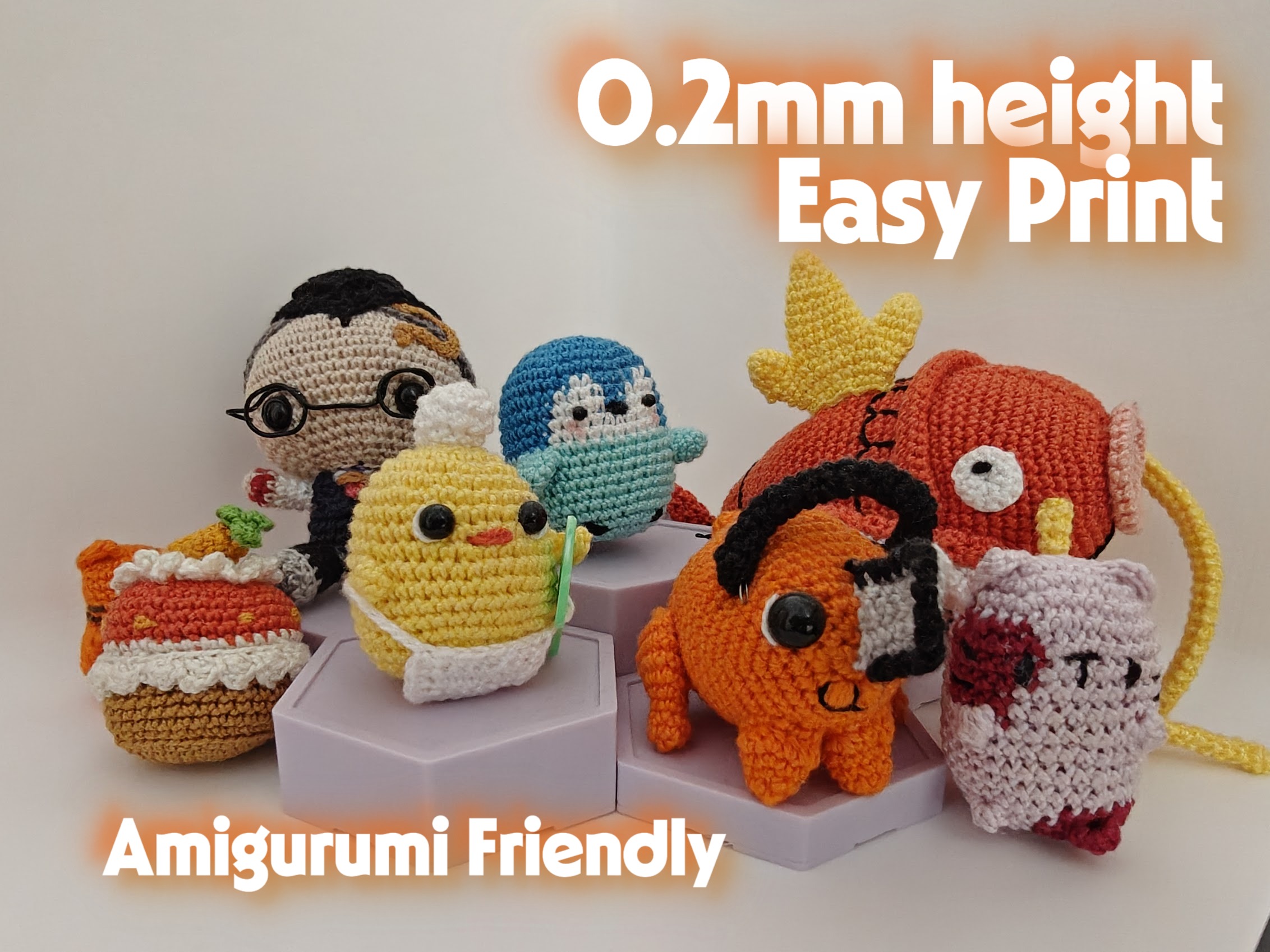 Modular Hexagonal Display Platform for Amigurumi