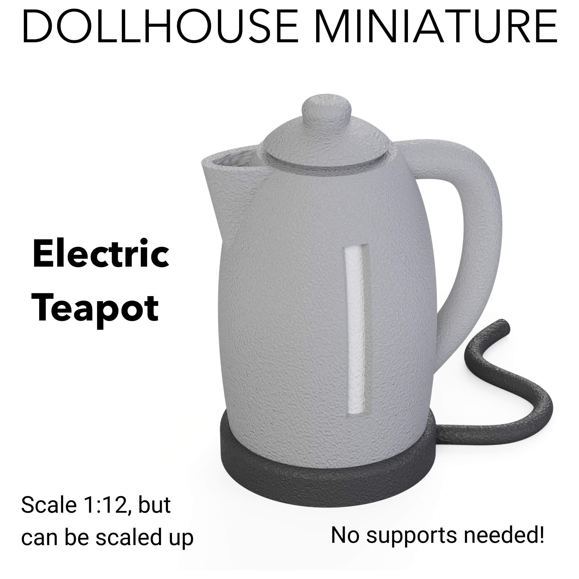 Dollhouse Teapot Miniature