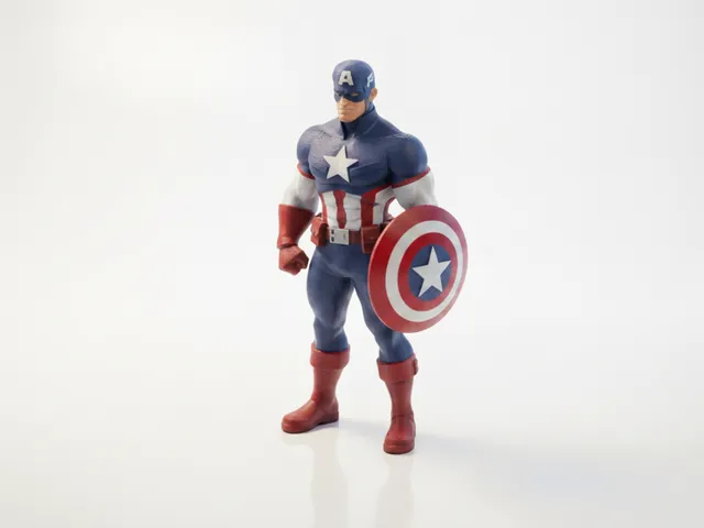 Captain America Figurine Marvel 3D Printable