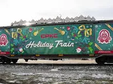 CP holiday train stage car for box car from Rambros