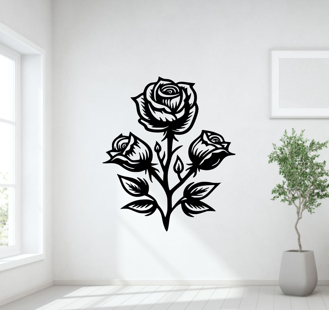 Elegant rose wall art/decor