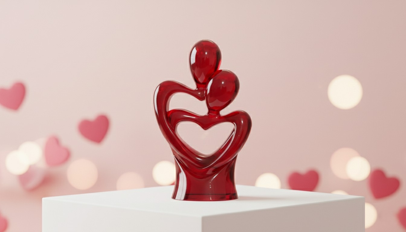 The Heart of Us - Abstract Love Sculpture