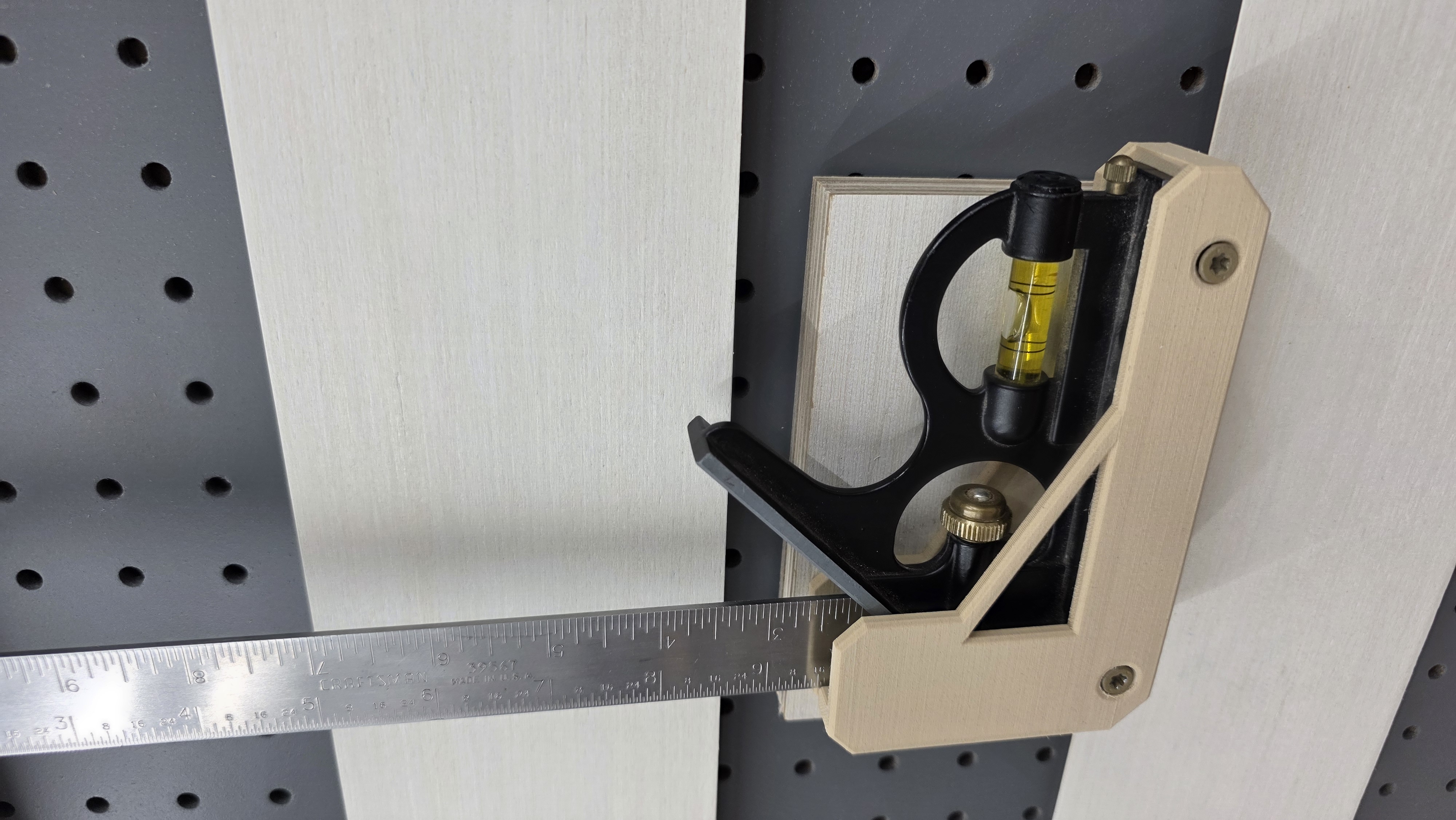 Combination square mount for 12 inch Craftsman