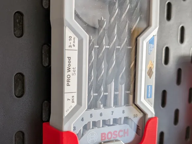 Skadis holder for Bosch Pro drill set
