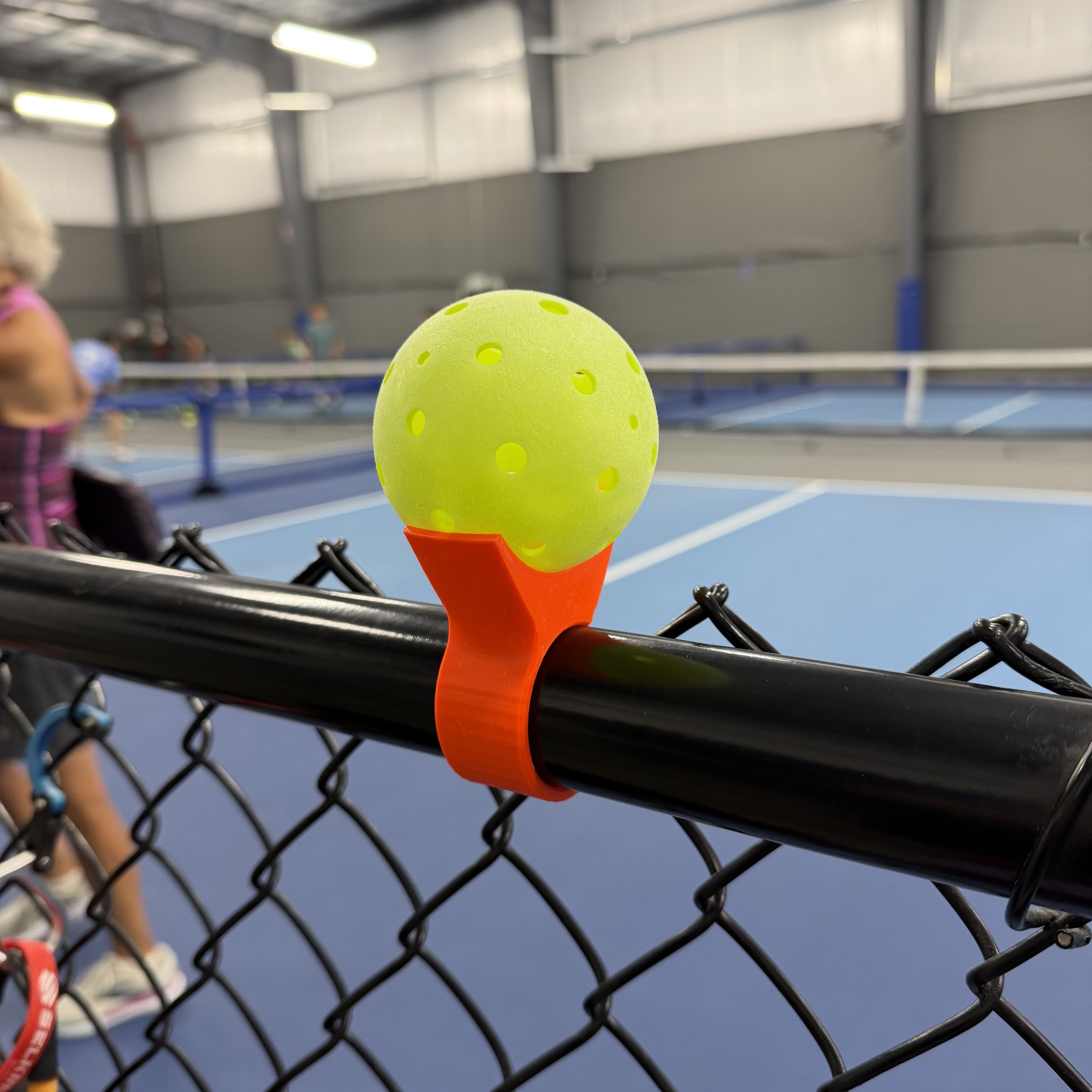 Pickleball Rail Mount Ball Holder