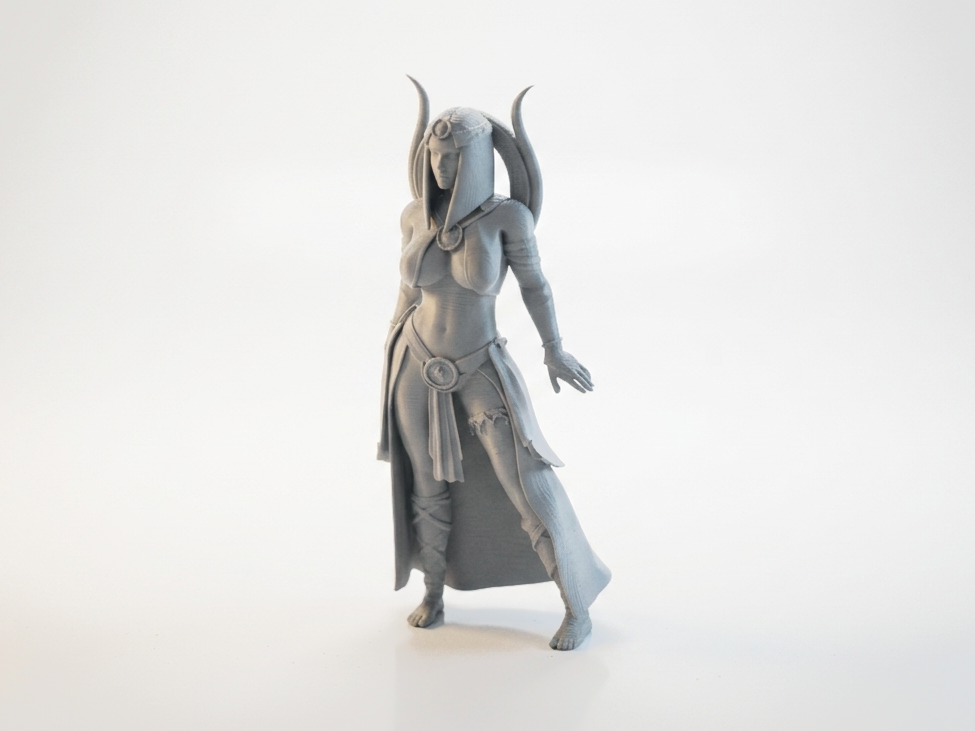Egyptian Lady Figurine Female Figure 3D Printable