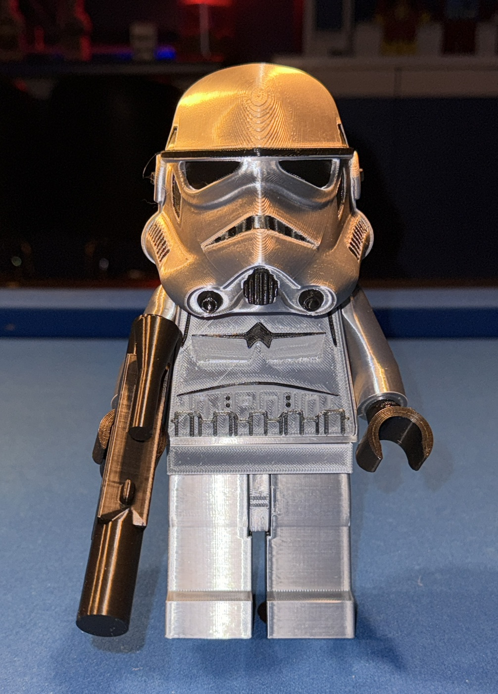 Star Wars Chrome Silver Stormtrooper MegaFigure (5:1 Scale) 3D model