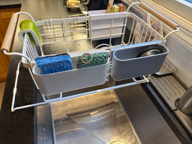 Sponge Caddy for Dish Drying Rack